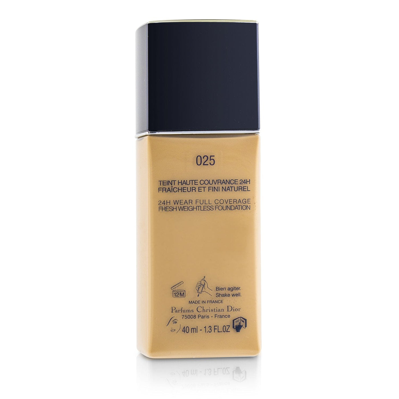 Christian Dior Diorskin Forever Undercover 24H Wear Full Coverage Water Based Foundation - # 022 Cameo  40ml/1.3oz