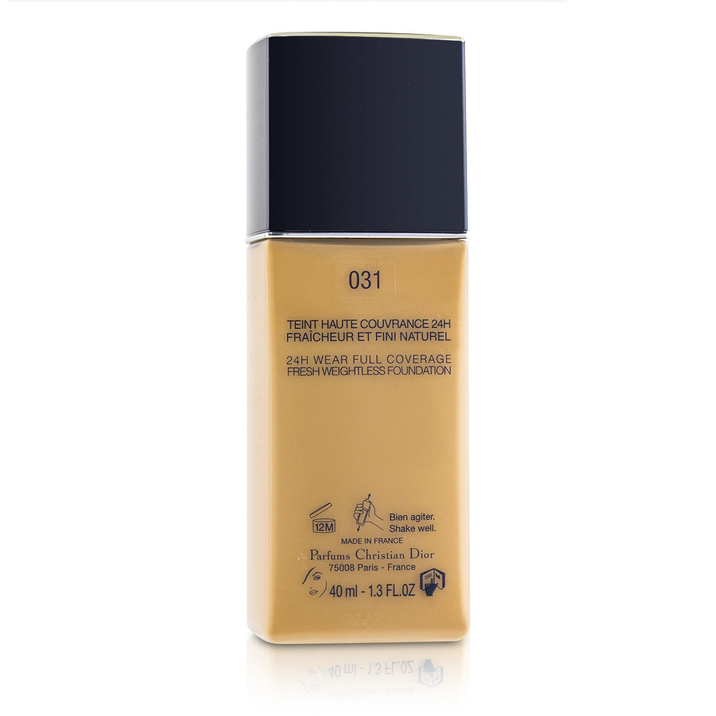 Christian Dior Diorskin Forever Undercover 24H Wear Full Coverage Water Based Foundation - # 040 Honey Beige  40ml/1.3oz