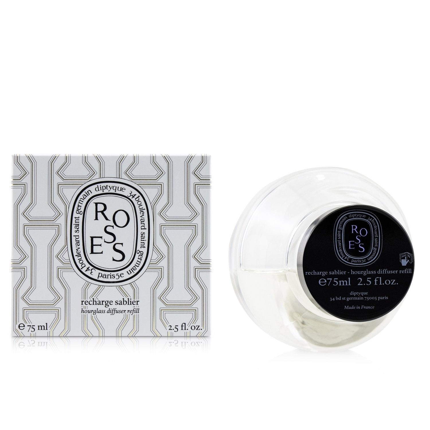 Diptyque Hourglass Diffuser Refill - Roses  75ml/2.5oz