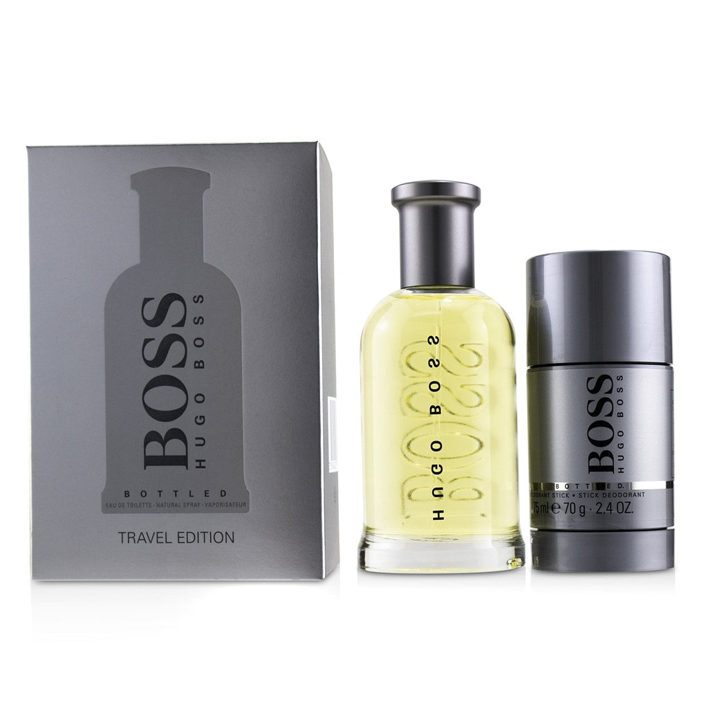 Hugo Boss Boss Bottled Coffret: Eau De Toilette Spray 100ml/3.3oz + Deodorant Stick 70g/2.4oz  2pcs