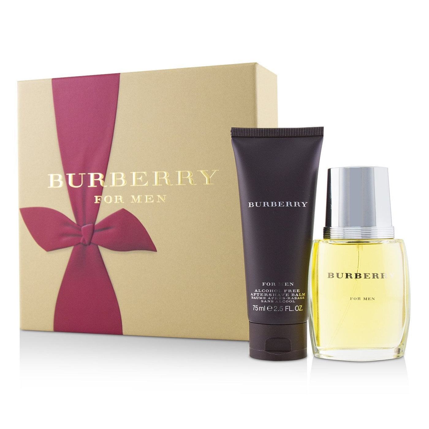 Burberry Burberry Coffret: Eau De Toilette Spray 50ml/1.7oz + After Shave Balm 75ml/2.5oz  2pcs