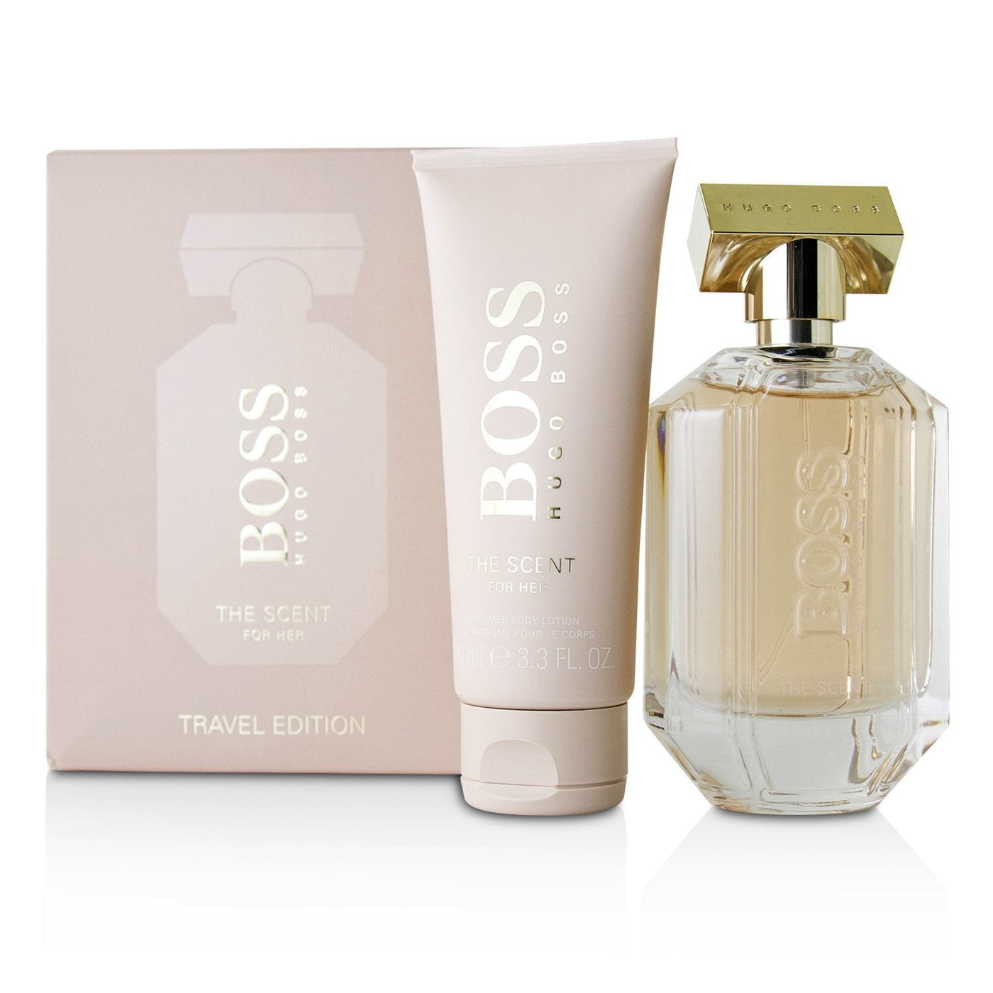 Hugo Boss The Scent For Her Coffret: Eau De Parfum Spray 100ml/3.3oz + Perfumed Body Lotion 100ml/3.3oz  2pcs