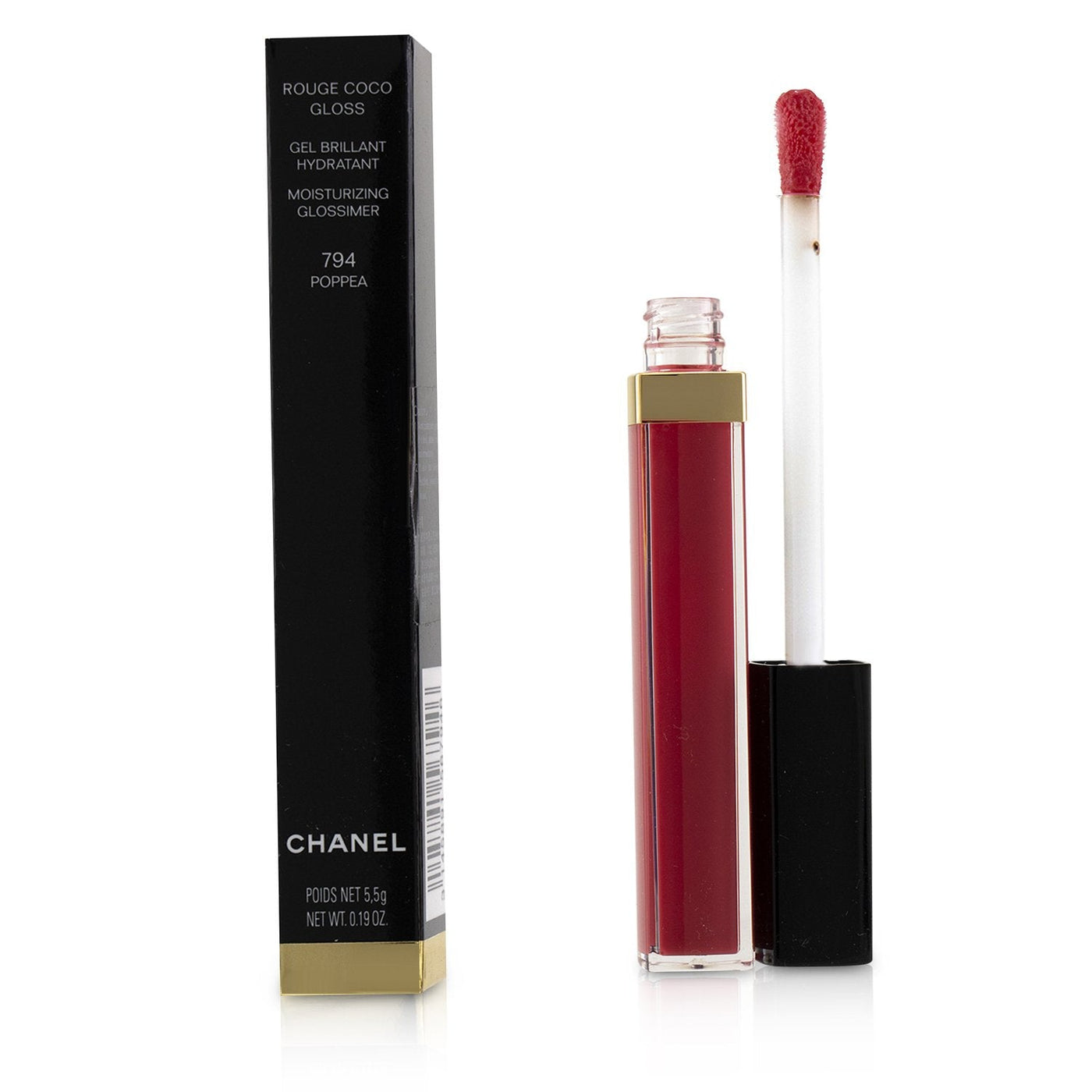 Chanel Rouge Coco Gloss Moisturizing Glossimer - # 816 Laque Noire  5.5g/0.19oz