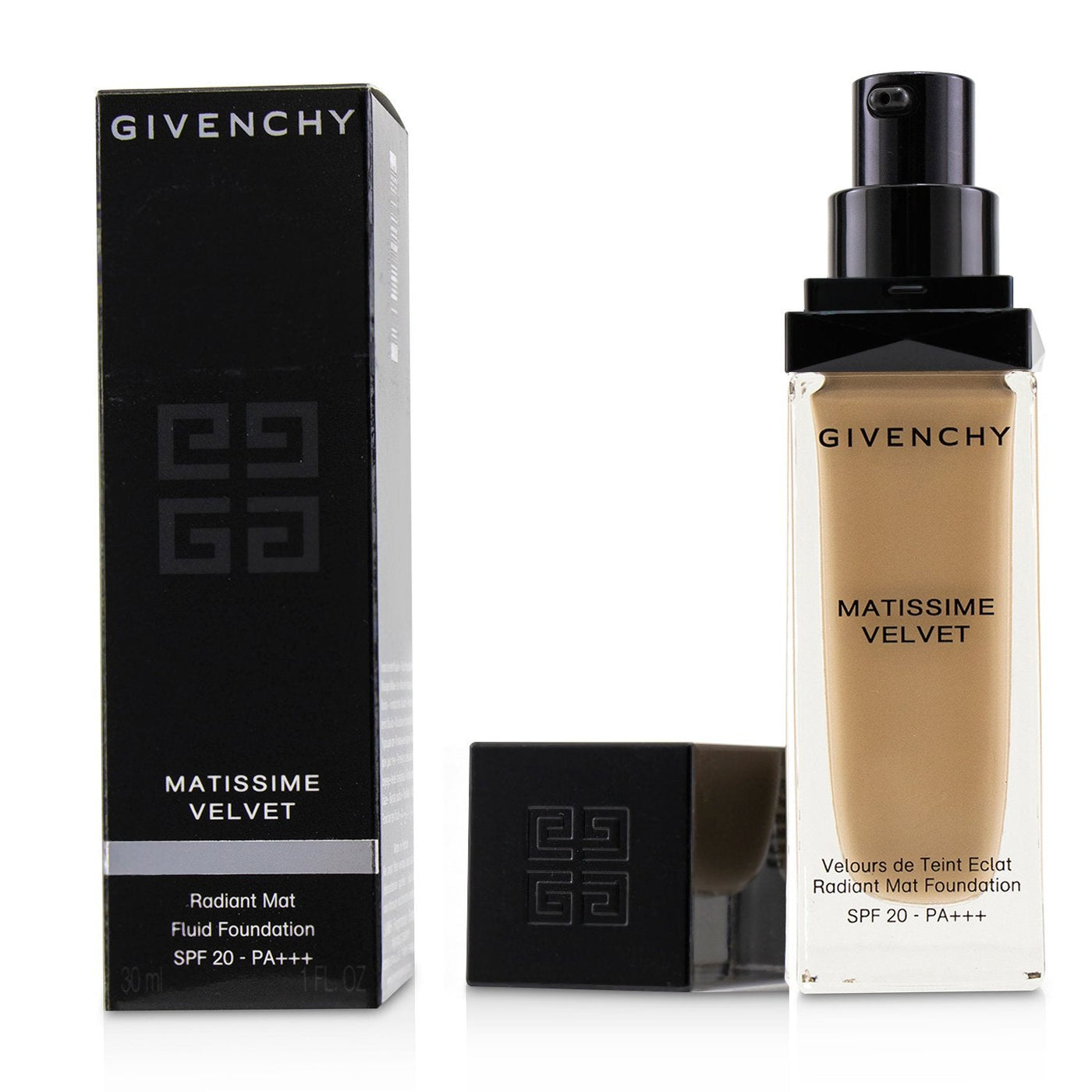 Givenchy Matissime Velvet Radiant Mat Fluid Foundation SPF 20 - #08 Mat Amber  30ml/1oz