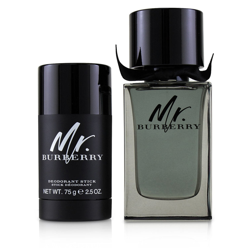Burberry Mr. Burberry Coffret: Eau De Toilette Spray 100ml/3.3oz + Deodorant Stick 75g/2.5oz  2pcs