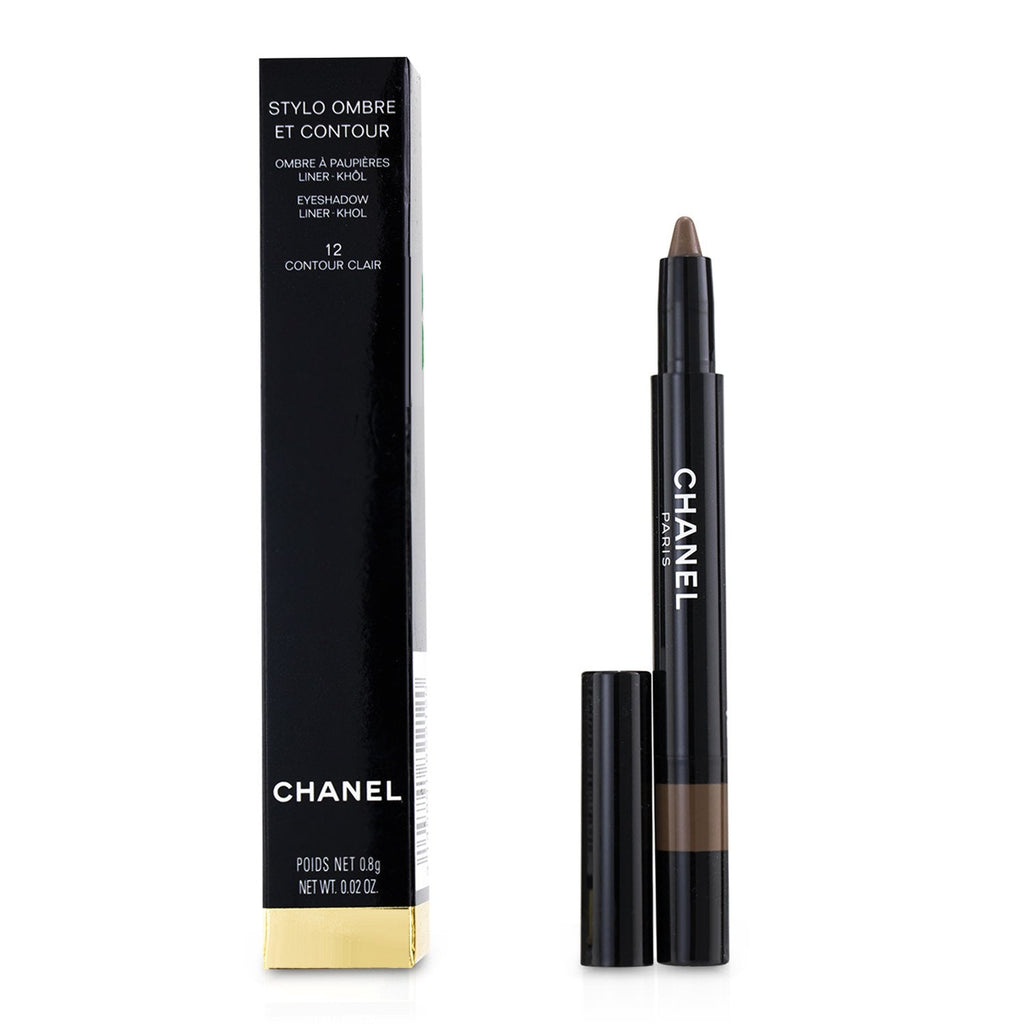 Chanel Stylo Ombre Et Contour (Eyeshadow/Liner/Khol) - # 08 Rouge Noir  0.8g/0.02oz