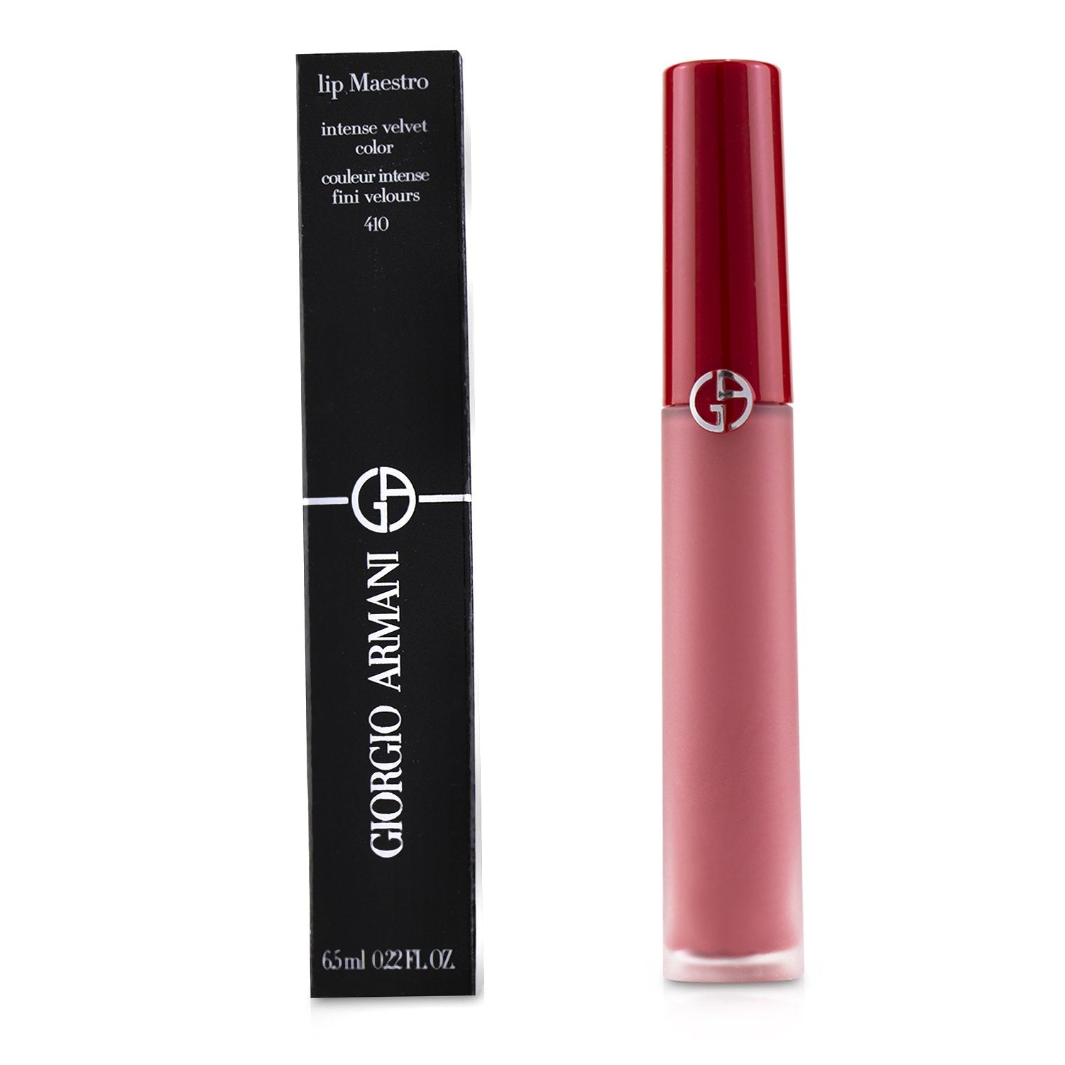 Giorgio Armani Lip Maestro Intense Velvet Color (Liquid Lipstick) - # 402 (Chinese Lacquer) (Unboxed)  6.5ml/0.22oz