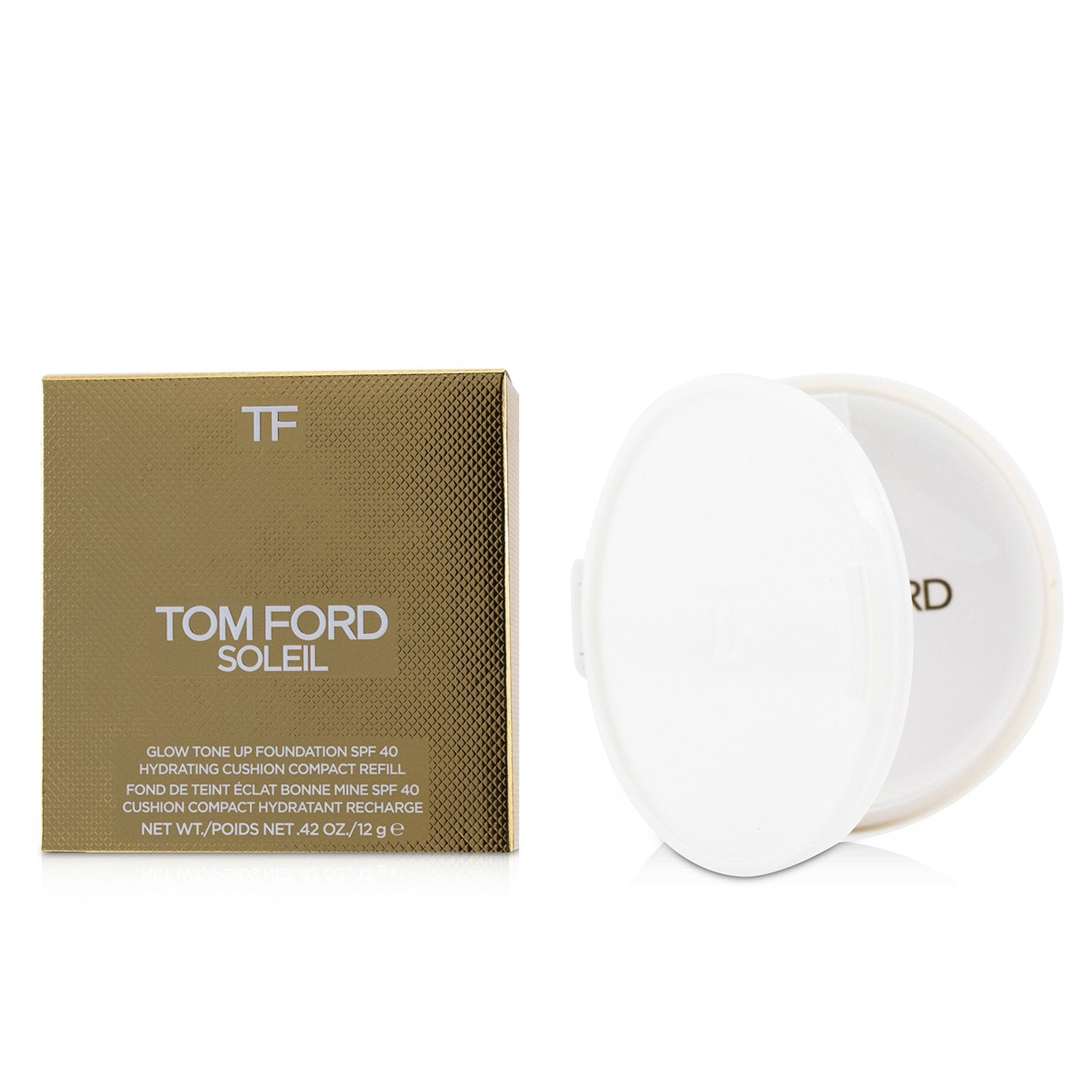 Tom Ford Soleil Glow Tone Up Hydrating Cushion Compact Foundation SPF40 Refill - # 6.0 Natural  12g/0.42oz
