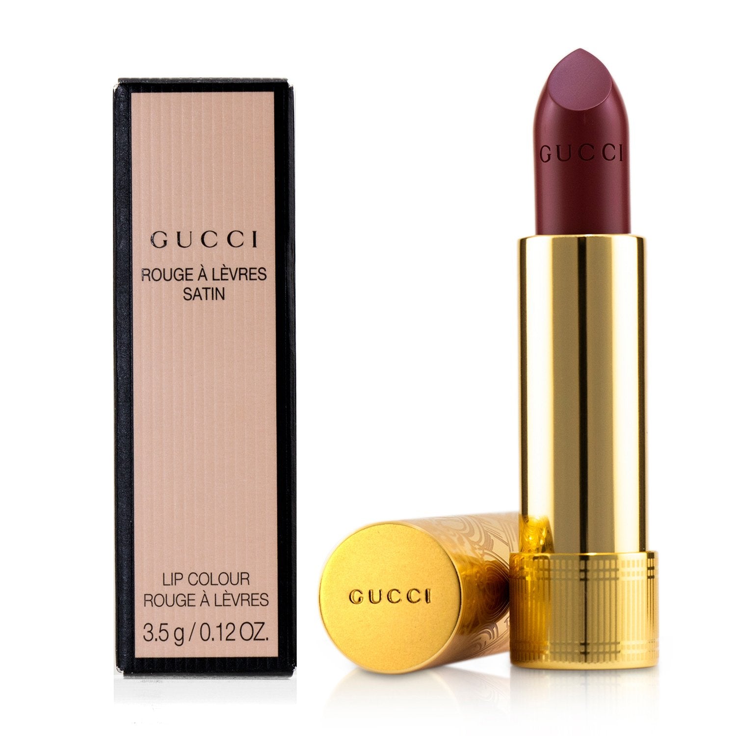 Gucci Rouge A Levres Satin Lip Colour - # 203 Mildred Rosewood  3.5g/0.12oz