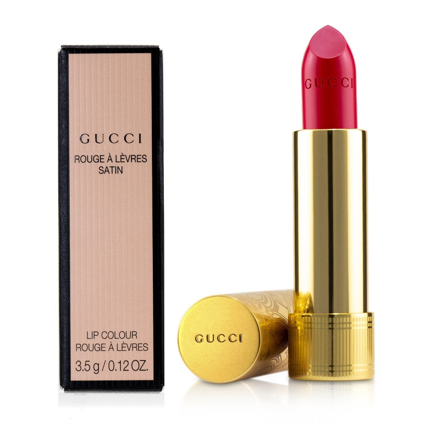 Gucci Rouge A Levres Satin Lip Colour - # 404 Cassie Magenta  3.5g/0.12oz