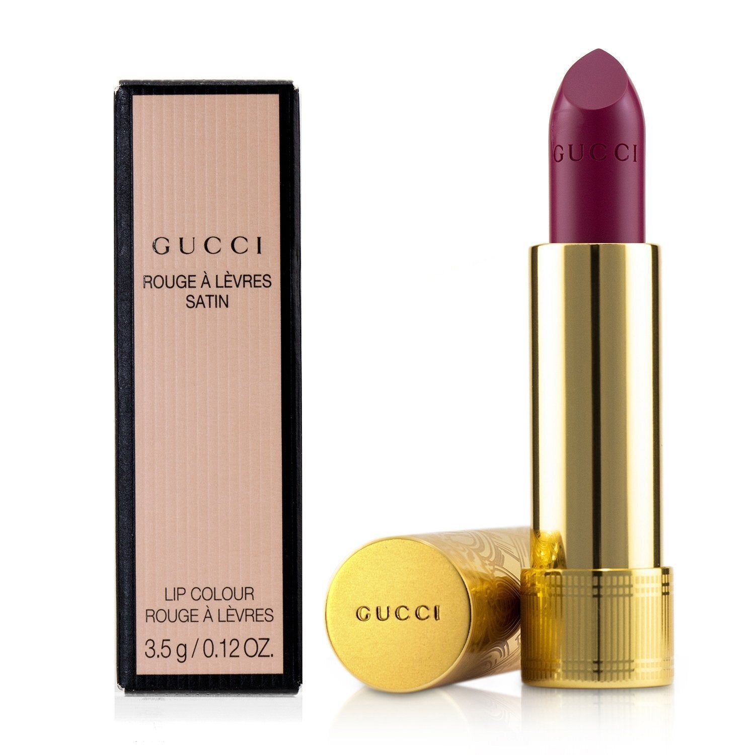 Gucci Rouge A Levres Satin Lip Colour - # 203 Mildred Rosewood  3.5g/0.12oz