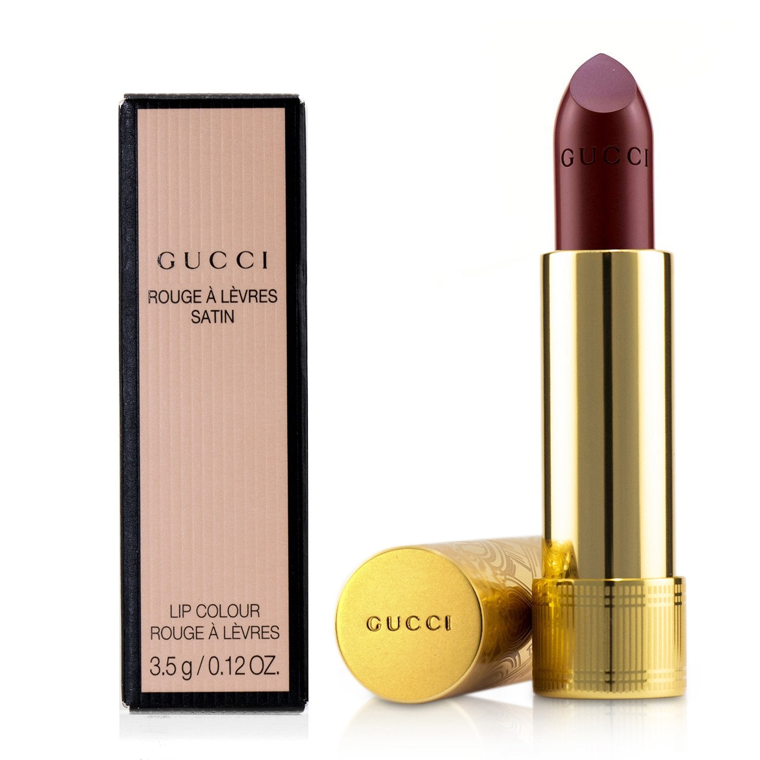 Gucci Rouge A Levres Satin Lip Colour - # 203 Mildred Rosewood  3.5g/0.12oz