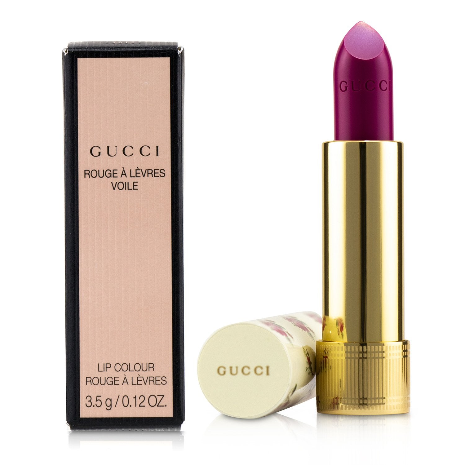 Gucci Rouge A Levres Voile Lip Colour - # 502 Eadie Scarlet  3.5g/0.12oz