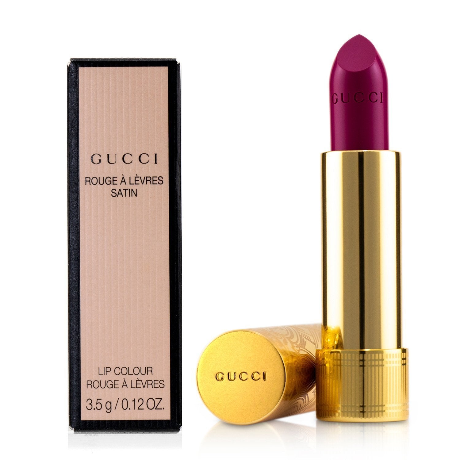 Gucci Rouge A Levres Satin Lip Colour - # 203 Mildred Rosewood  3.5g/0.12oz