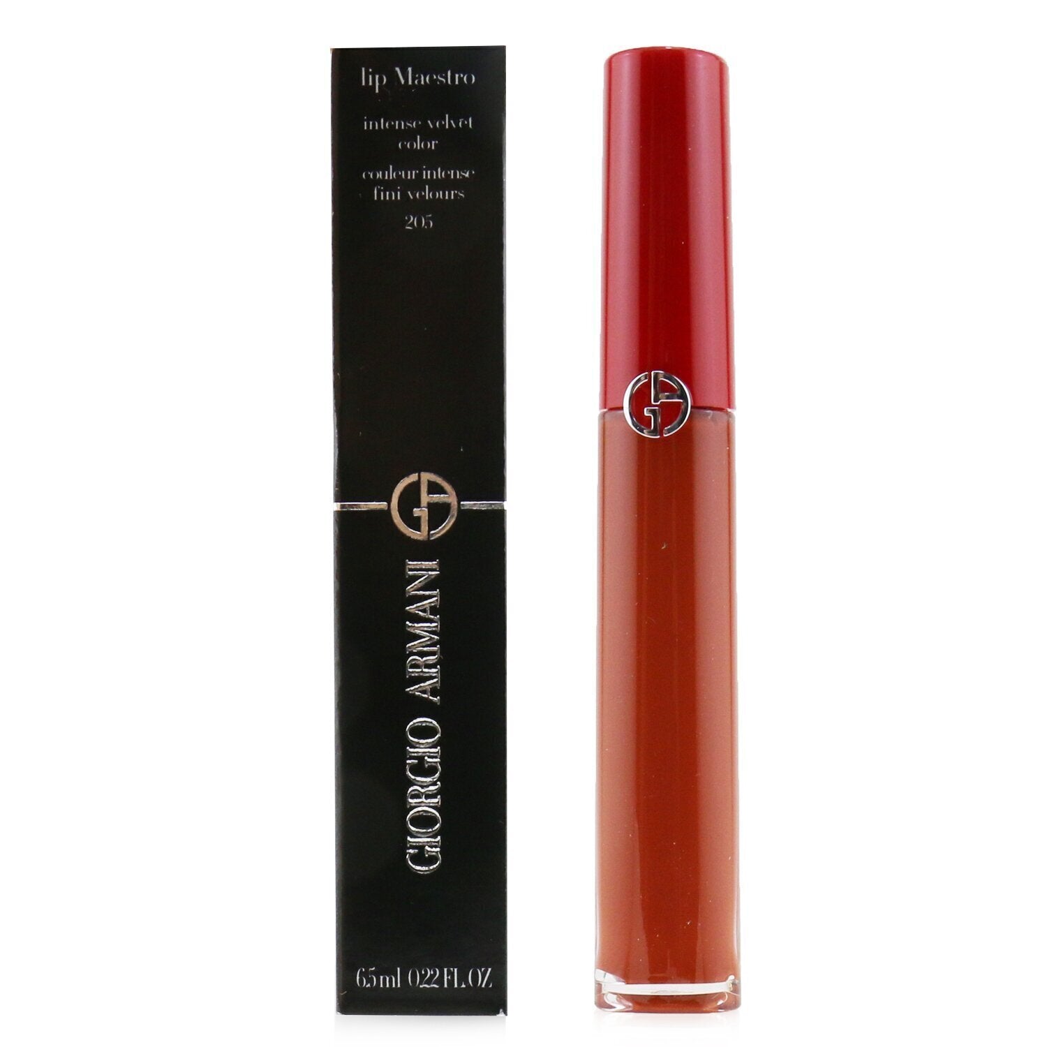 Giorgio Armani Lip Maestro Intense Velvet Color (Liquid Lipstick) - # 213 (Silenzio)  6.5ml/0.22oz