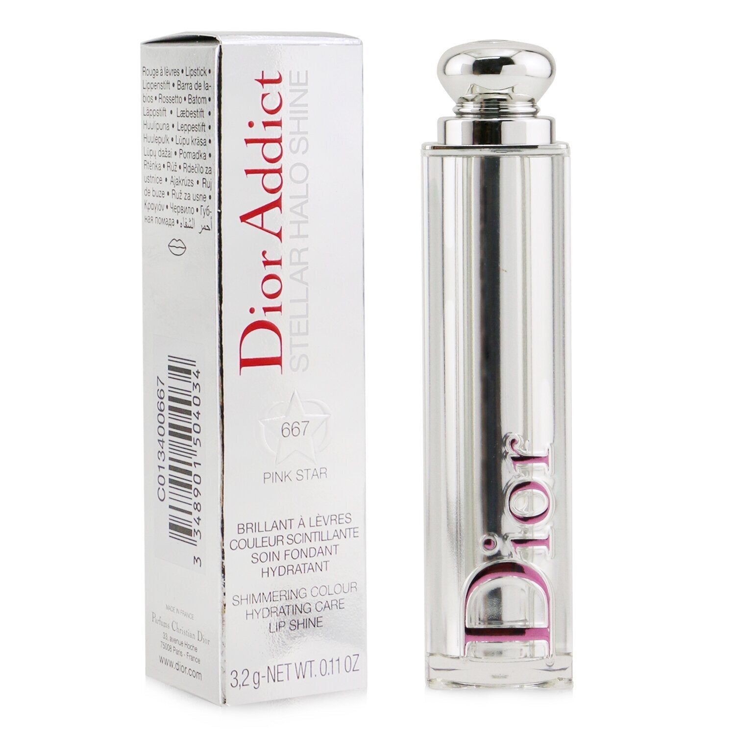 Christian Dior Dior Addict Stellar Halo Shine Lipstick - # 892 Daring Star  3.2g/0.11oz