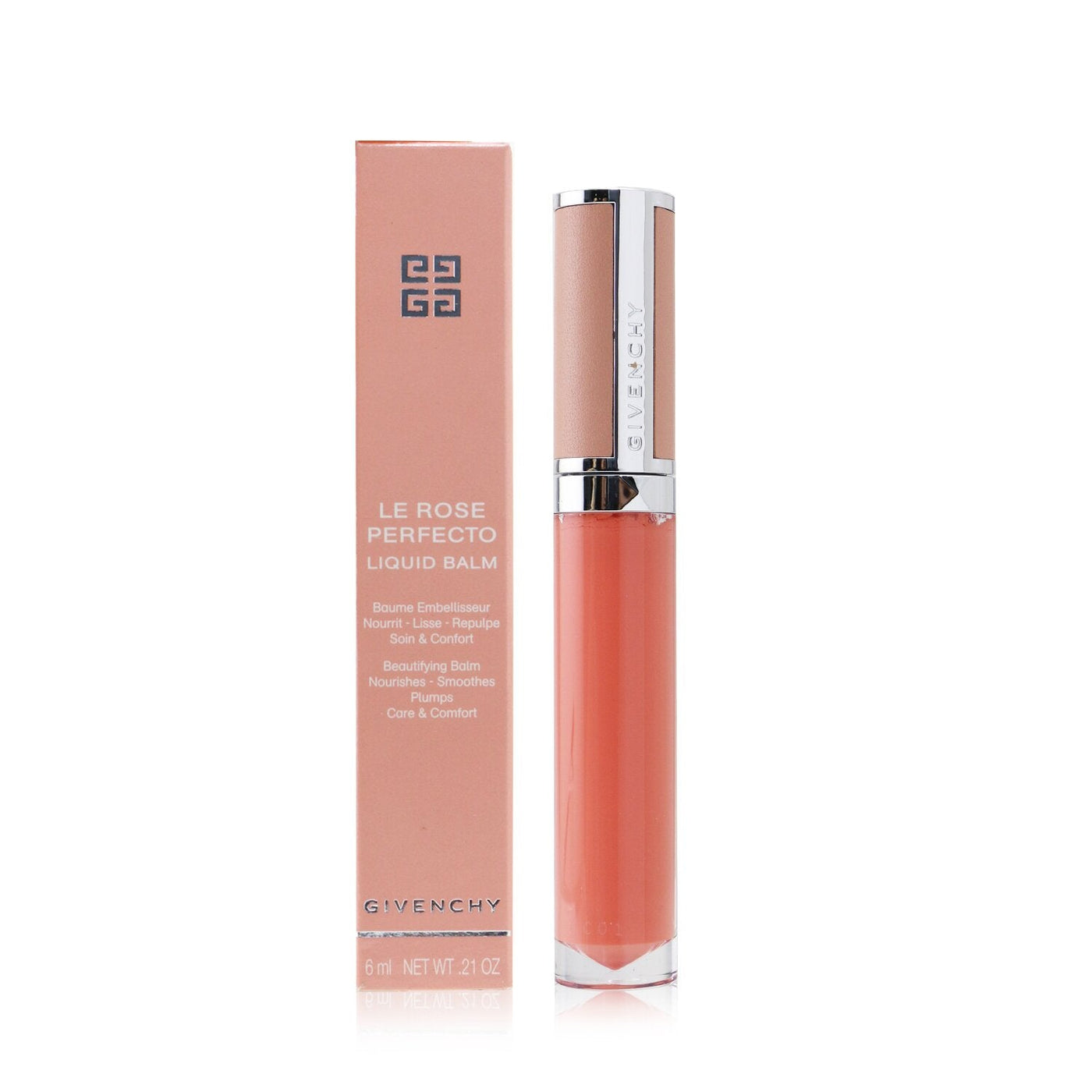 Givenchy Le Rose Perfecto Liquid Balm - # 14 Nude Soul  6ml/0.21oz