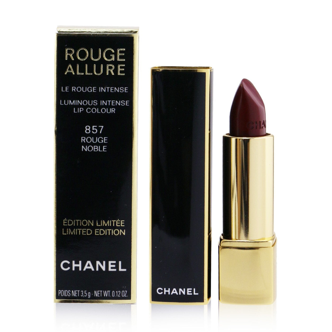 Chanel Rouge Allure Luminous Intense Lip Colour - # 109 Rouge Noir  3.5g/0.12oz