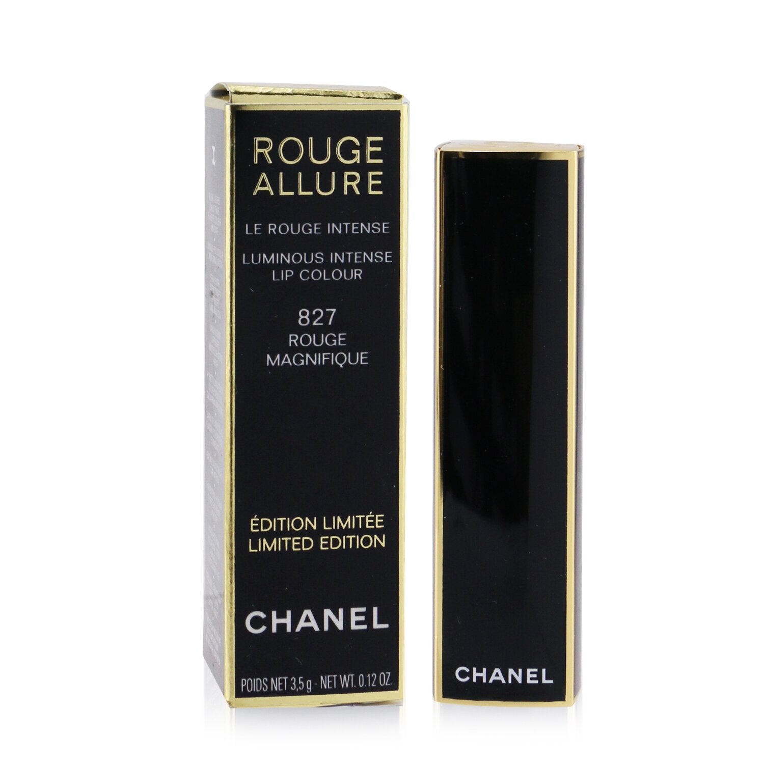Chanel Rouge Allure Luminous Intense Lip Colour (Limited Edition) - # 607 Camelia Rouge Metal  3.5g/0.12oz