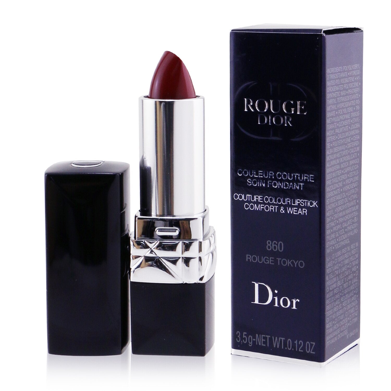 Christian Dior Rouge Dior Couture Colour Comfort & Wear Lipstick - # 475 Rose Caprice  3.5g/0.12oz