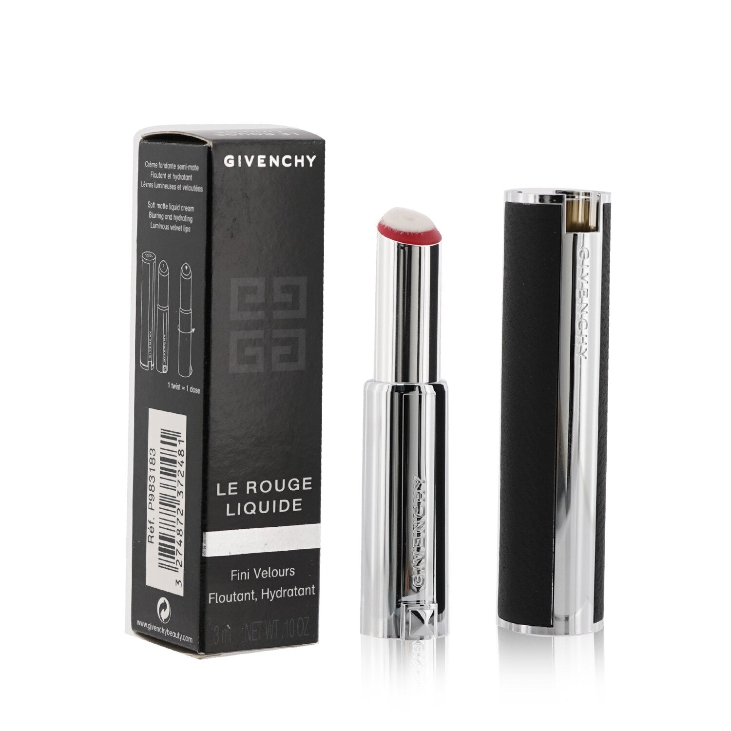 Givenchy Le Rouge Liquide - # 410 Rouge Suedine  3ml/0.1oz