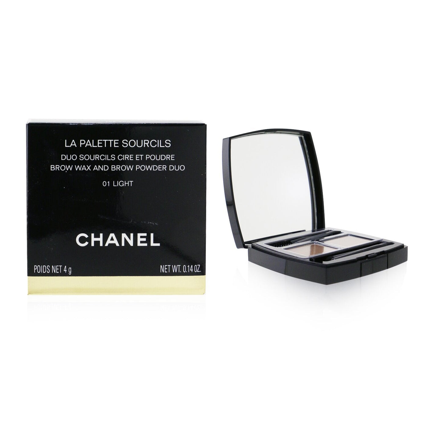 Chanel La Palette Sourcils Brow Wax & Brow Powder Duo - # 02 Medium  4g/0.14oz