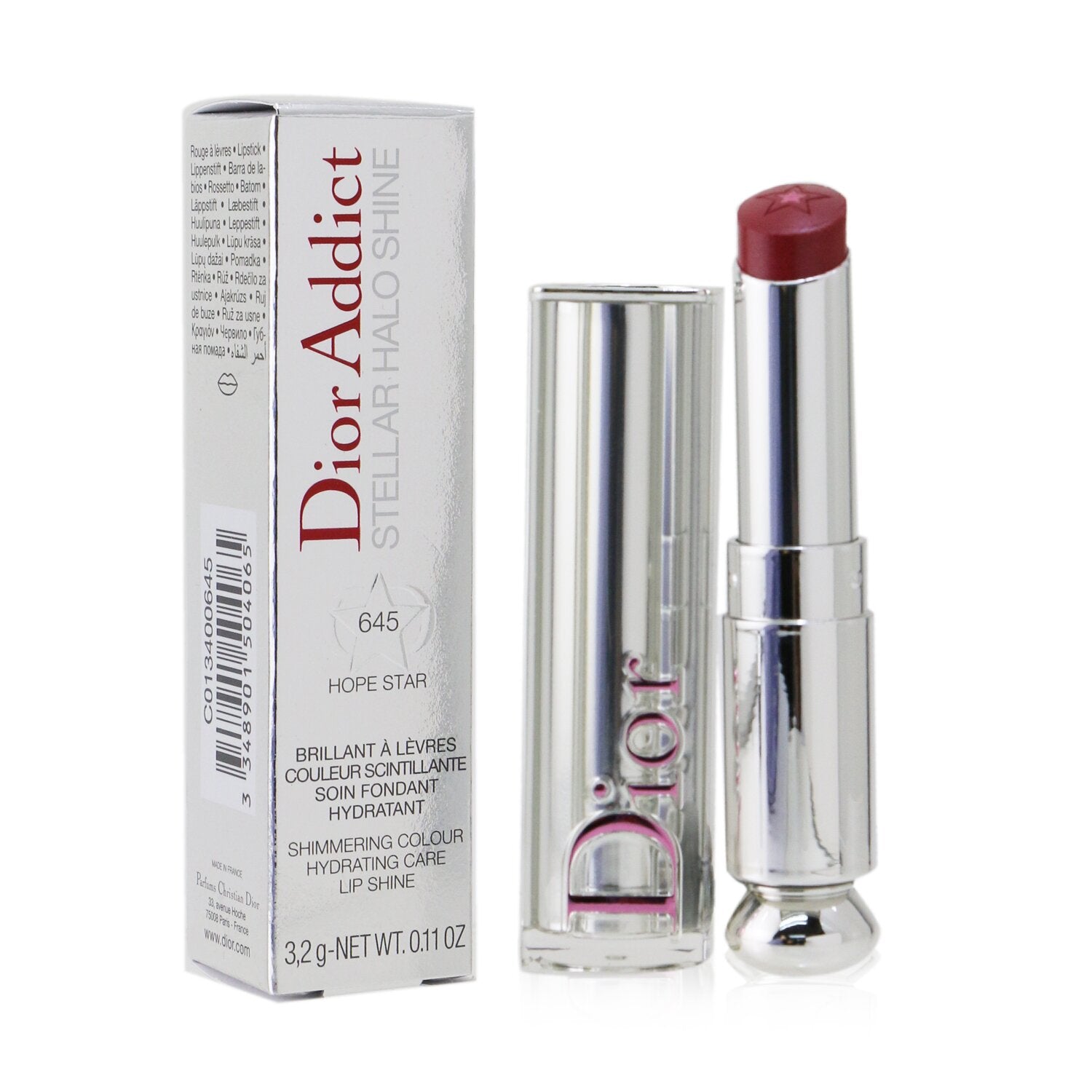 Christian Dior Dior Addict Stellar Halo Shine Lipstick - # 892 Daring Star  3.2g/0.11oz