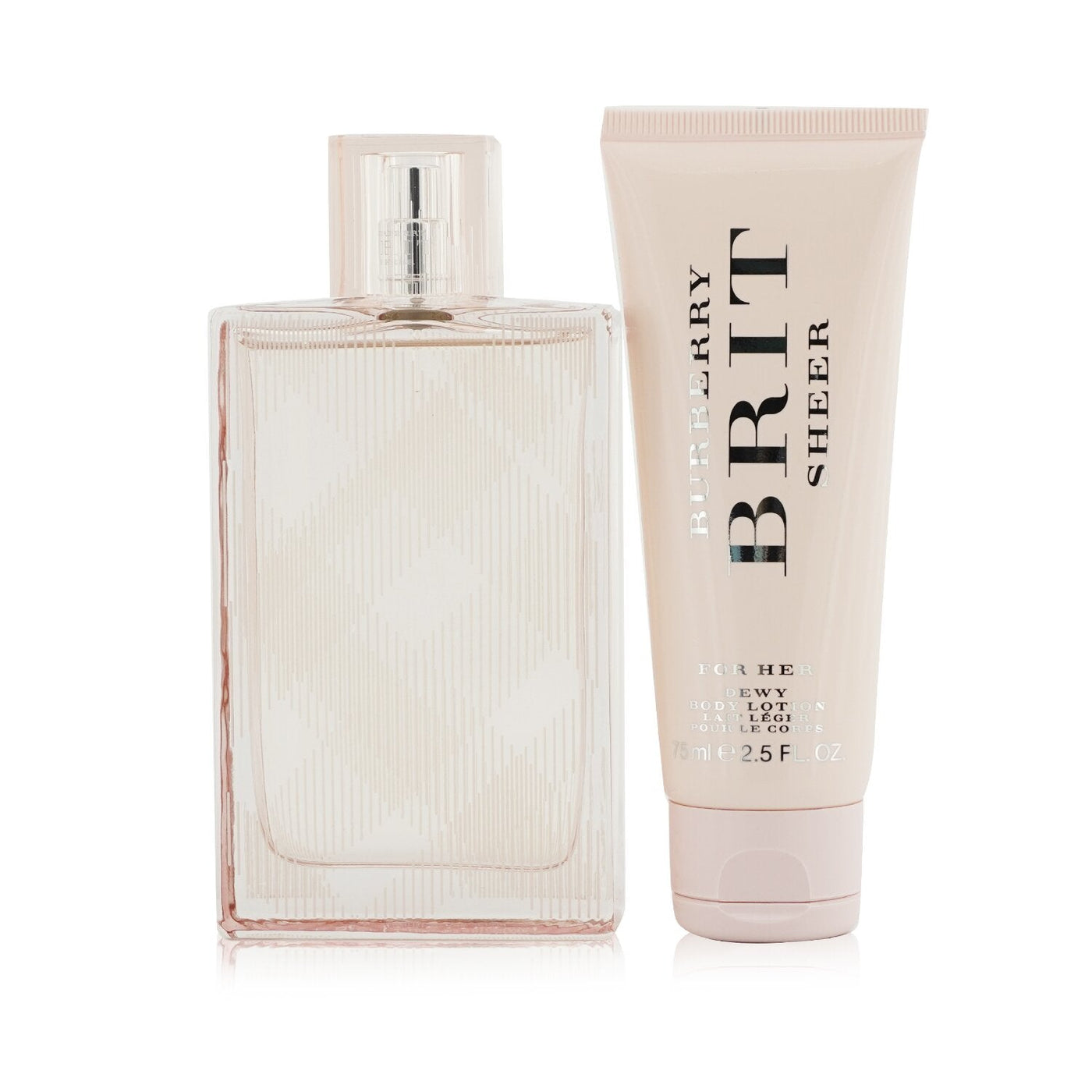 Burberry Brit Sheer Coffret: Eau De Toilette Spray 100ml/3.3oz + Body Lotion 75ml/2.5oz  2pcs