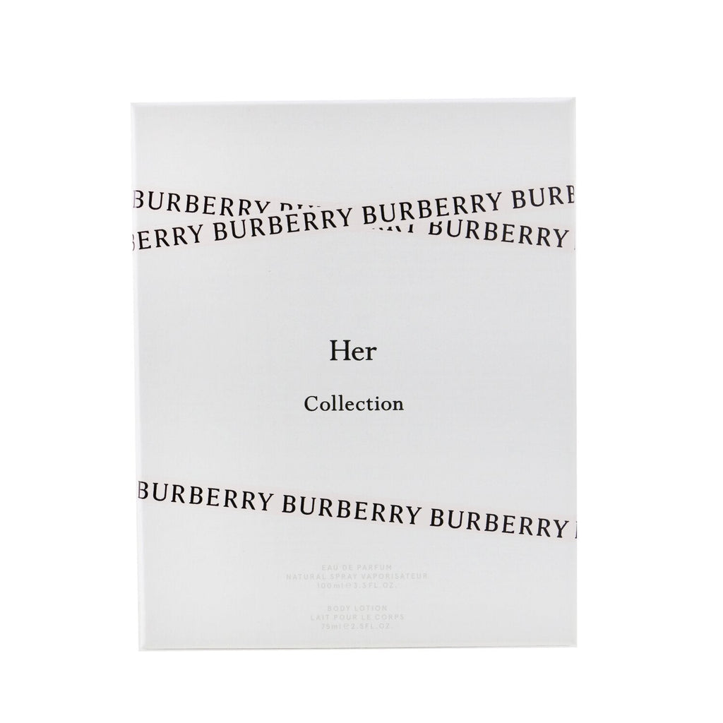 Burberry Burberry Her Coffret: Eau De Parfum Spray 100ml/3.3oz + Body Lotion 75ml /2.5oz  2pcs