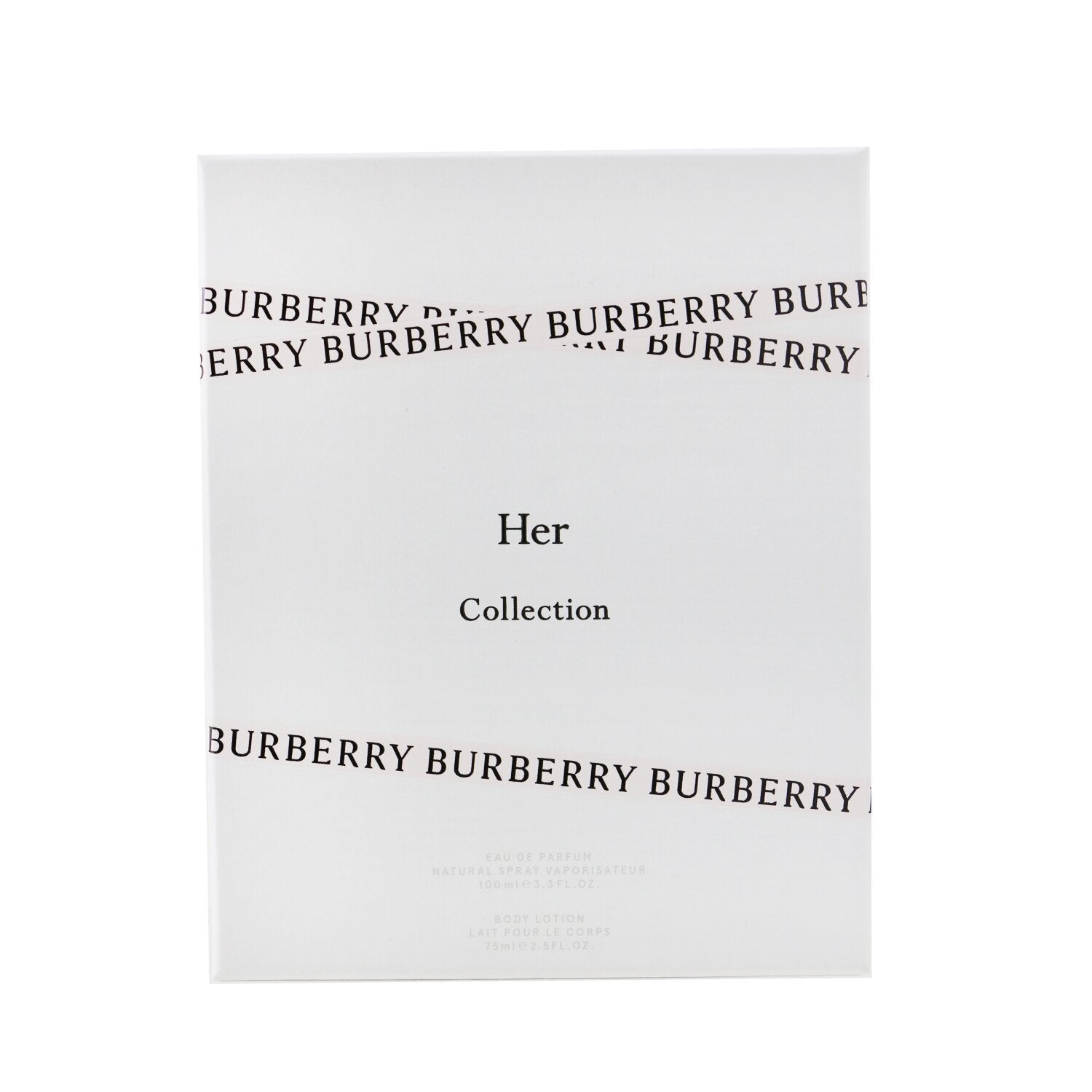 Burberry Burberry Her Coffret: Eau De Parfum Spray 100ml/3.3oz + Body Lotion 75ml /2.5oz  2pcs