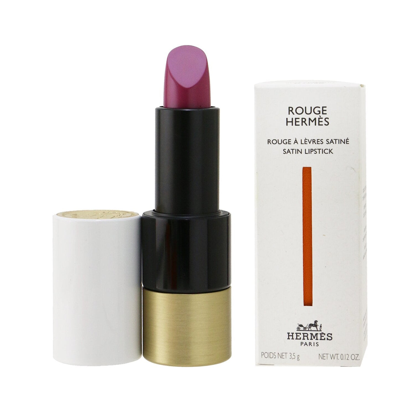 Hermes Rouge Hermes Satin Lipstick - # 66 Rouge Piment (Satine)  3.5g/0.12oz
