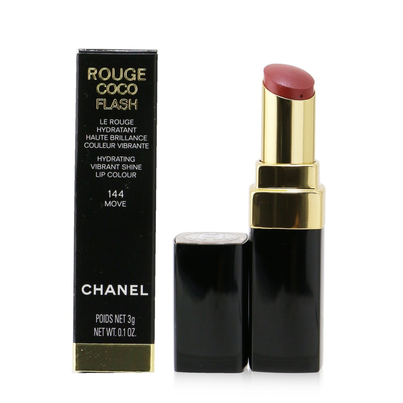 Chanel Rouge Coco Flash Hydrating Vibrant Shine Lip Colour - # 128 Mood  3g/0.1oz
