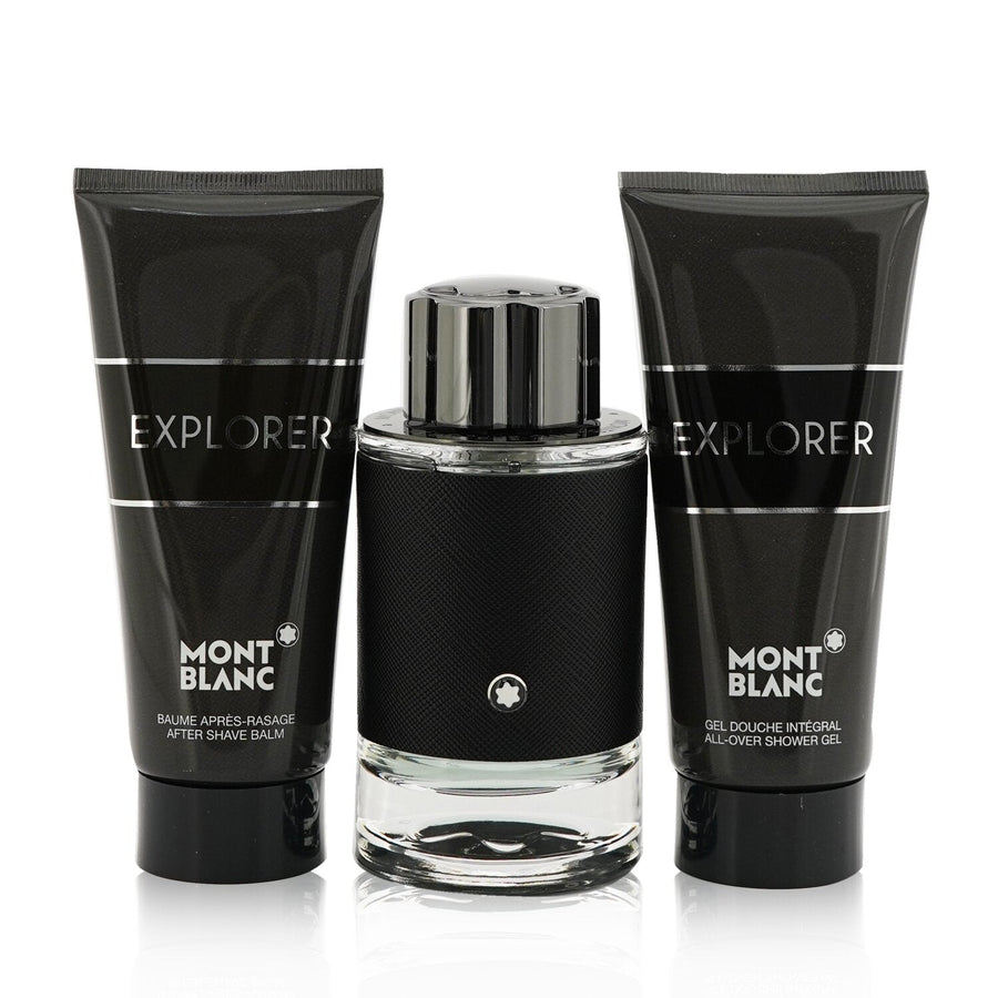 Montblanc Explorer Coffret : Eau De Perfum Spray 100ml/3.3oz + After Shave Balm 100ml/3.3oz + Shower Gel 100ml/3.3oz  3pcs