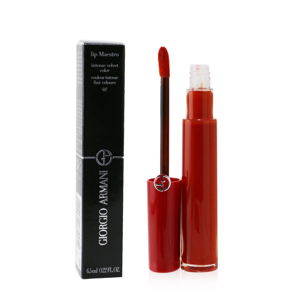 Giorgio Armani Lip Maestro Intense Velvet Color (Liquid Lipstick) - # 213 (Silenzio)  6.5ml/0.22oz