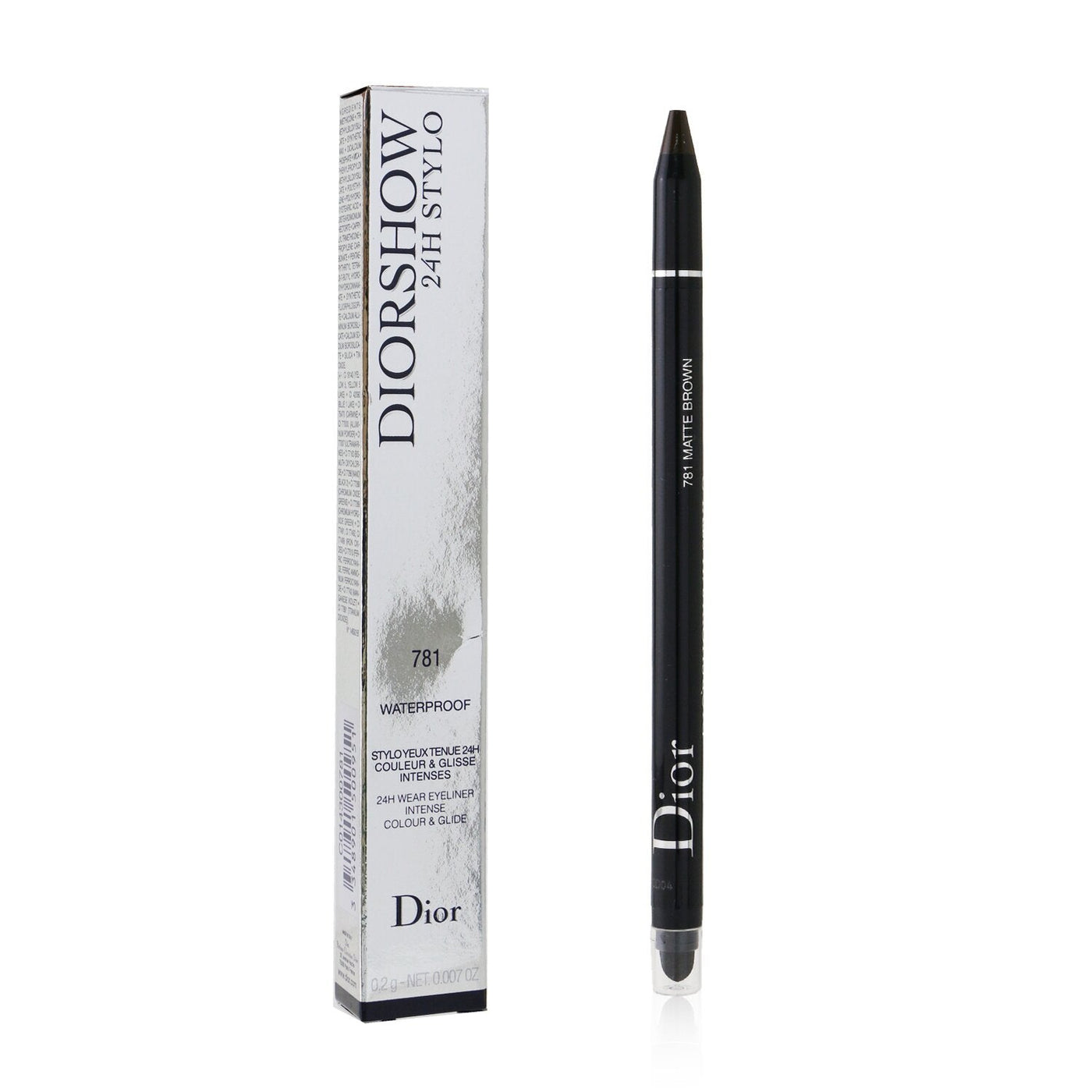 Christian Dior Diorshow 24H Stylo Waterproof Eyeliner - # 091 Matte Black  0.2g/0.007oz