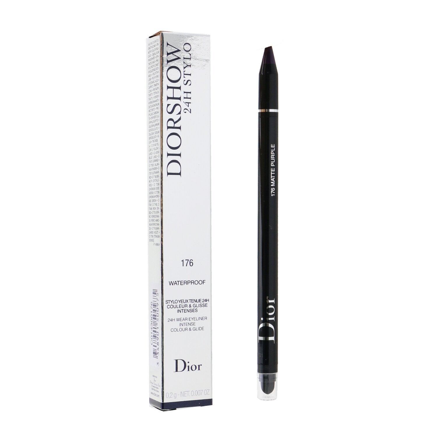 Christian Dior Diorshow 24H Stylo Waterproof Eyeliner - # 091 Matte Black  0.2g/0.007oz