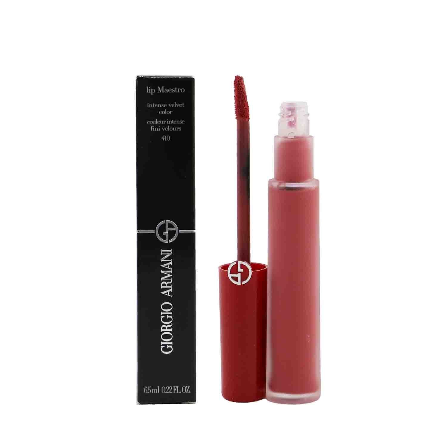 Giorgio Armani Lip Maestro Intense Velvet Color (Liquid Lipstick) - # 204 (Nuda)  6.5ml/0.22oz