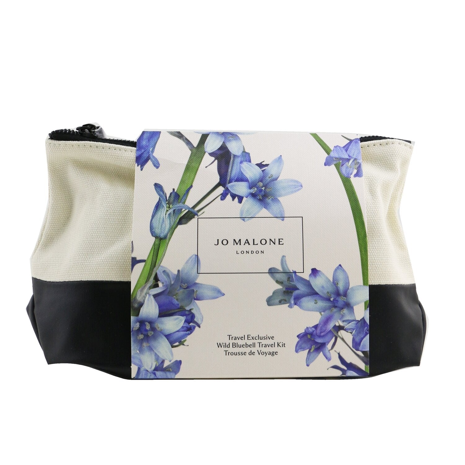 Jo Malone Wild Bluebell Travel Kit: Cologne Spray 50ml/1.7oz + Body & Hand Wash 100ml/3.4oz + Pouch  2pcs+Pouch
