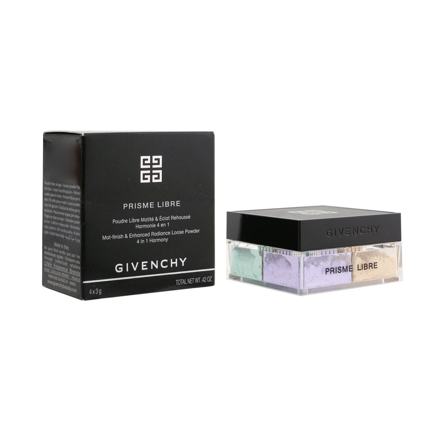 Givenchy Prisme Libre Mat Finish & Enhanced Radiance Loose Powder 4 In 1 Harmony - # 4 Mousseline Acidulee  4x3g/0.105oz