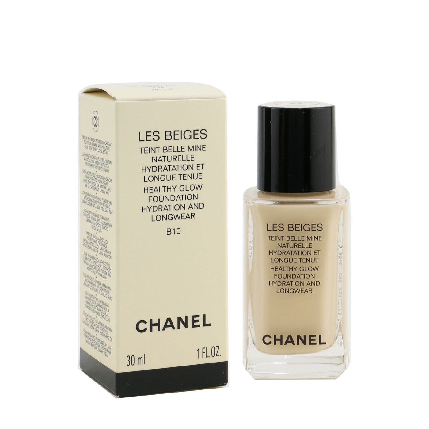 Chanel Les Beiges Teint Belle Mine Naturelle Healthy Glow Hydration And Longwear Foundation - # B20  30ml/1oz
