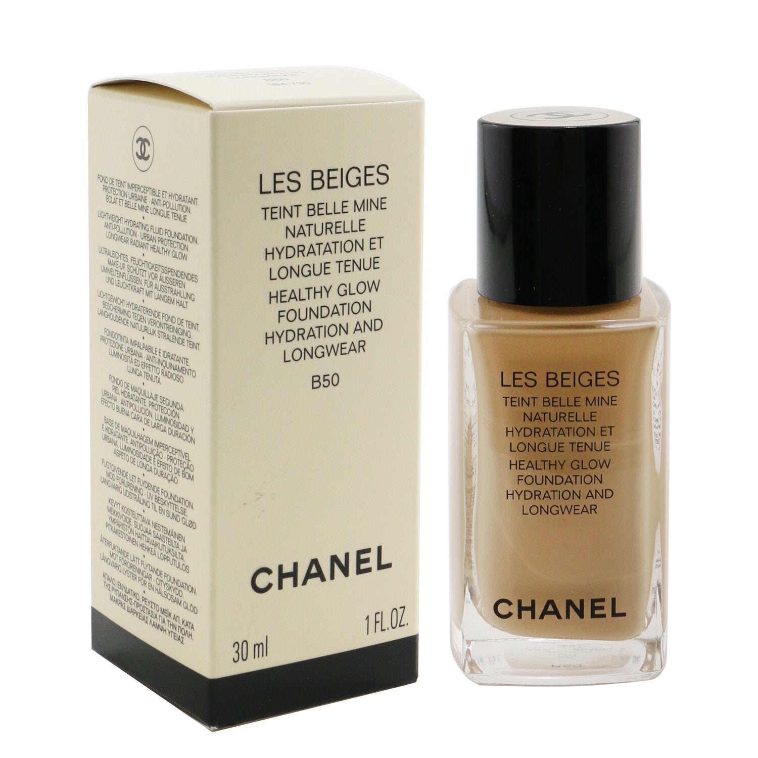 Chanel Les Beiges Teint Belle Mine Naturelle Healthy Glow Hydration And Longwear Foundation - # BD41  30ml/1oz