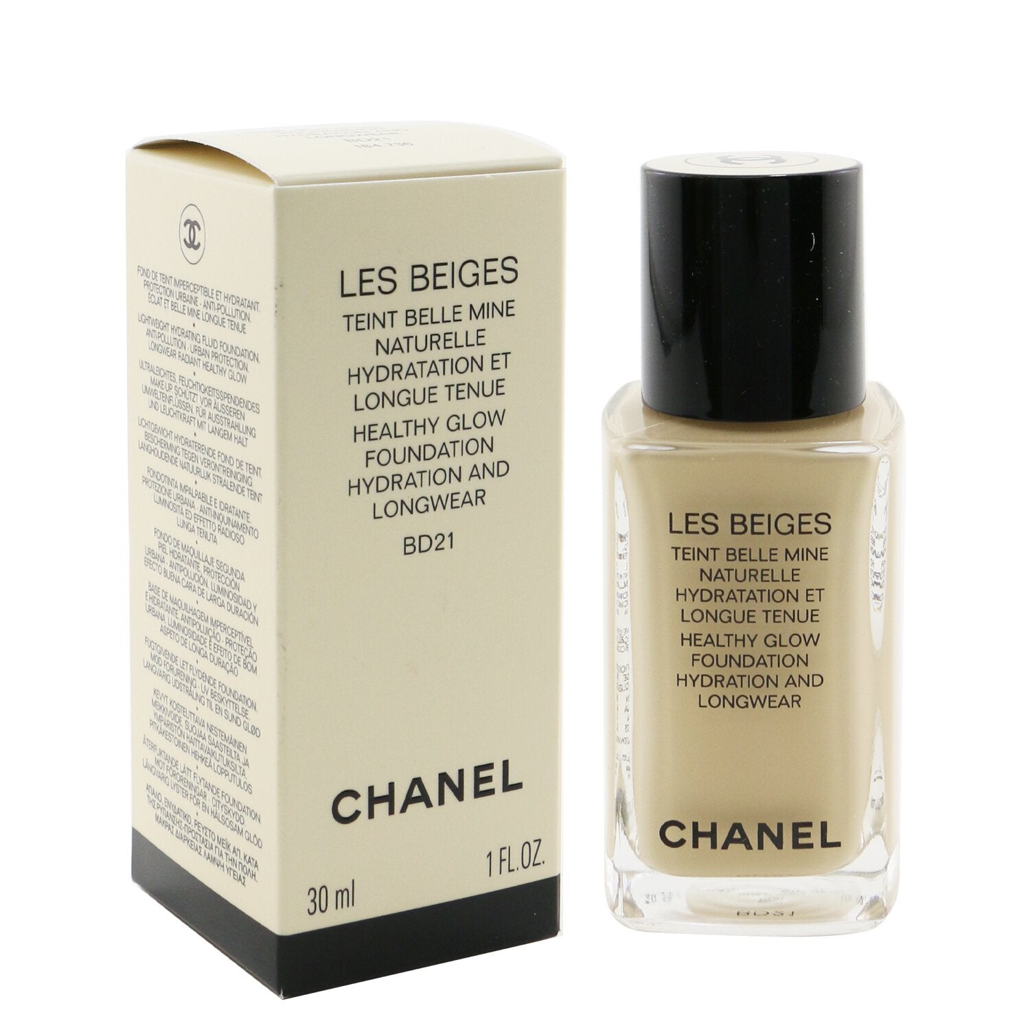 Chanel Les Beiges Teint Belle Mine Naturelle Healthy Glow Hydration And Longwear Foundation - # BR32  30ml/1oz