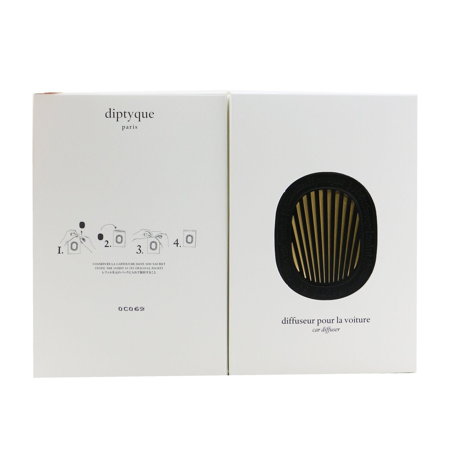 Diptyque Car Diffuser - Fleur D'Oranger (Orange Blossom)  2.1g/0.07oz