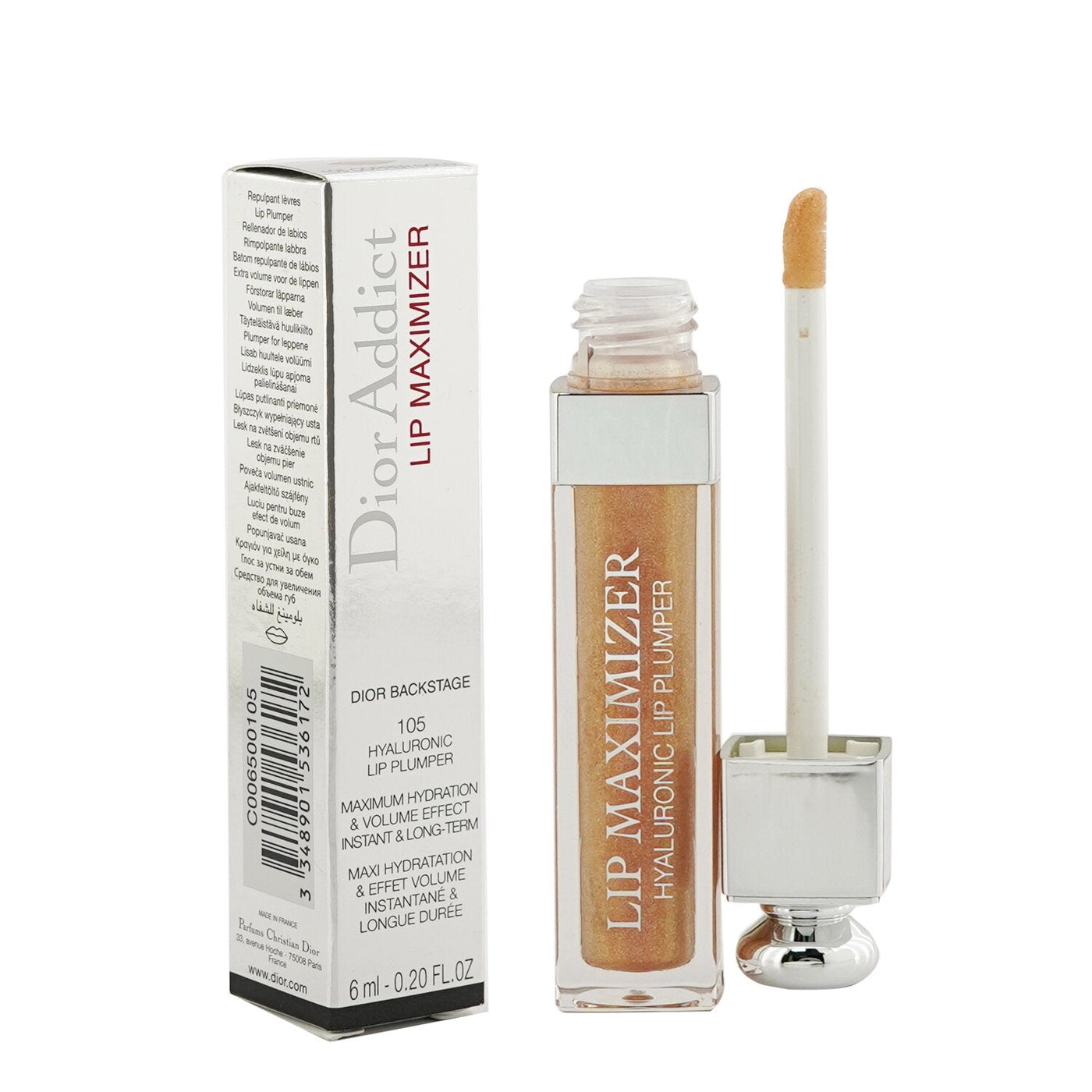 Christian Dior Dior Addict Lip Maximizer (Hyaluronic Lip Plumper) - # 001 Pink  6ml/0.2oz