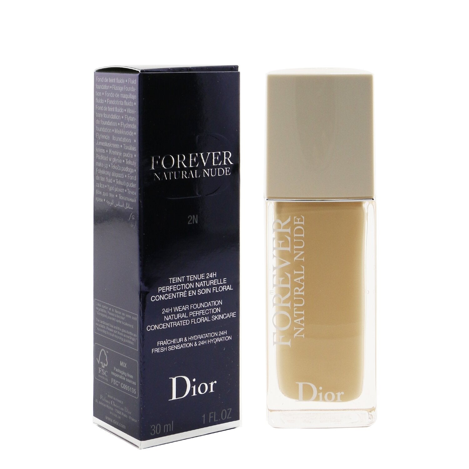 Christian Dior Dior Forever Natural Nude 24H Wear Foundation - # 2.5N Neutral  30ml/1oz