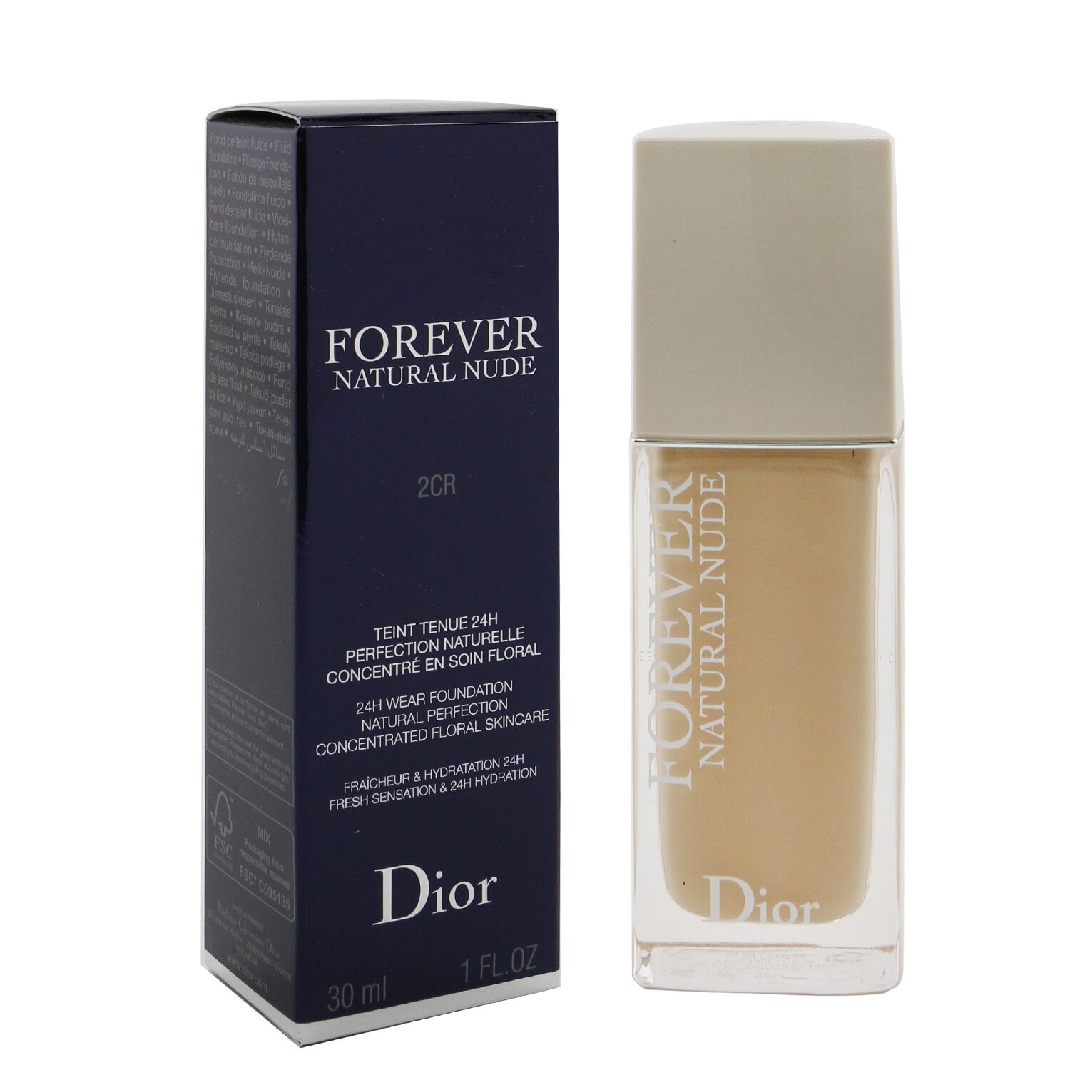 Christian Dior Dior Forever Natural Nude 24H Wear Foundation - # 2N Neutral  30ml/1oz