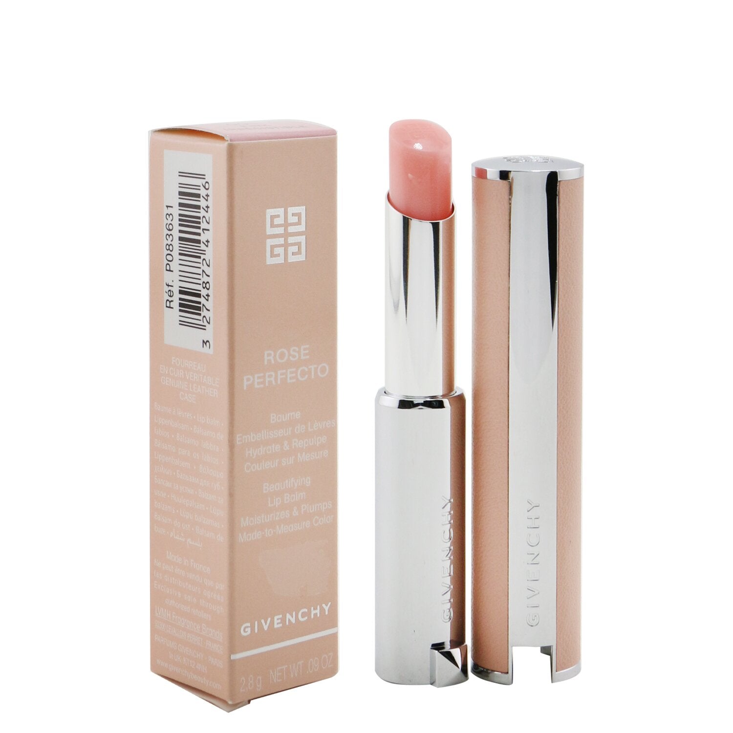 Givenchy Rose Perfecto Beautifying Lip Balm - # 110 Milky Nude (Brown-Beige)  2.8g/0.09oz