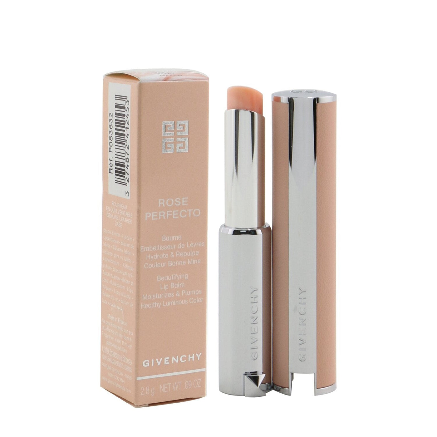 Givenchy Rose Perfecto Beautifying Lip Balm - # 303 Soothing Red (Fresh Red)  2.8g/0.09oz