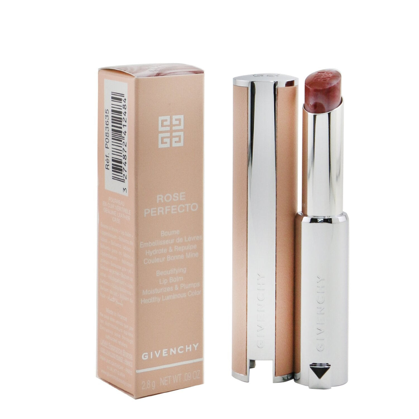 Givenchy Rose Perfecto Beautifying Lip Balm - # 001 Pink Irresistible (Bespoke Pink)  2.8g/0.09oz