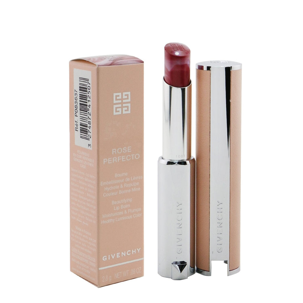 Givenchy Rose Perfecto Beautifying Lip Balm - # 201 Milky Pink (Luminous PInk)  2.8g/0.09oz